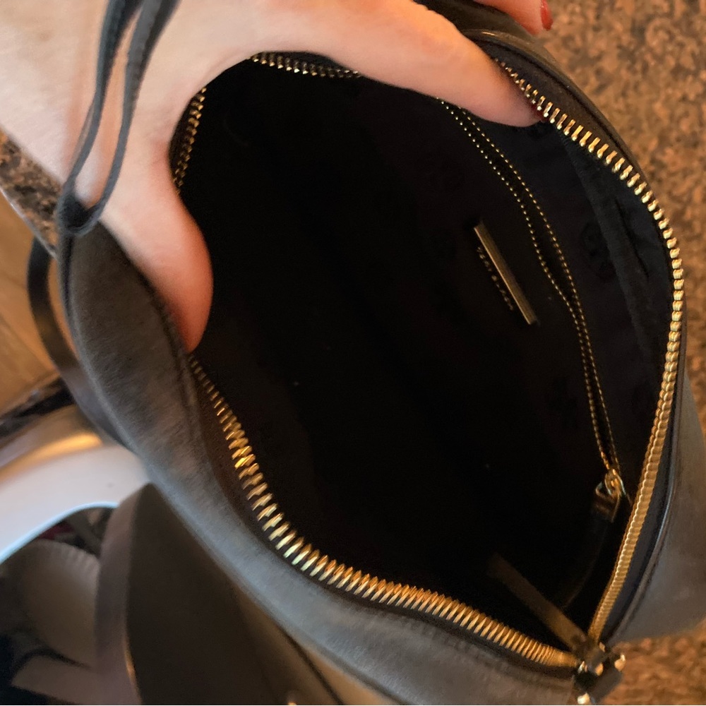 Genuine black soft leather Tory Burch crossbody